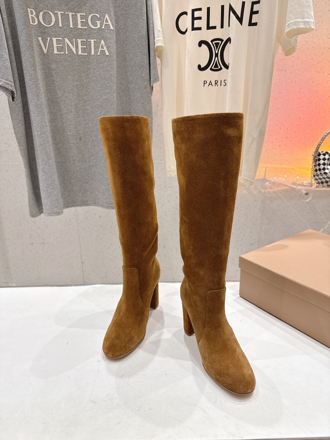 高版本出厂 Gianvito Rossi/吉安维托·罗西 F017 GR 2025ss新款性感高跟过膝长