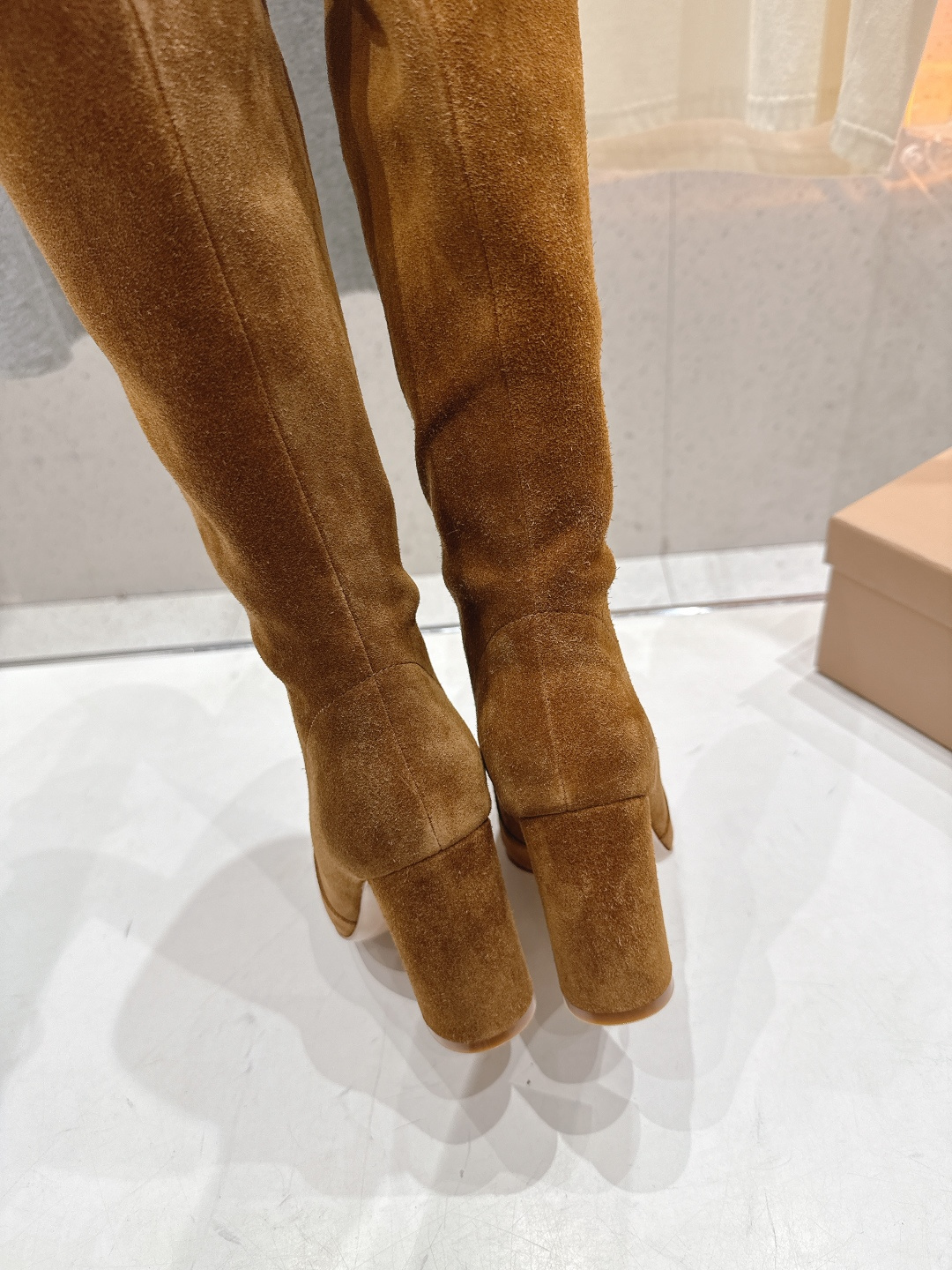 高版本出厂 Gianvito Rossi/吉安维托·罗西 F017 GR 2025ss新款性感高跟过膝长