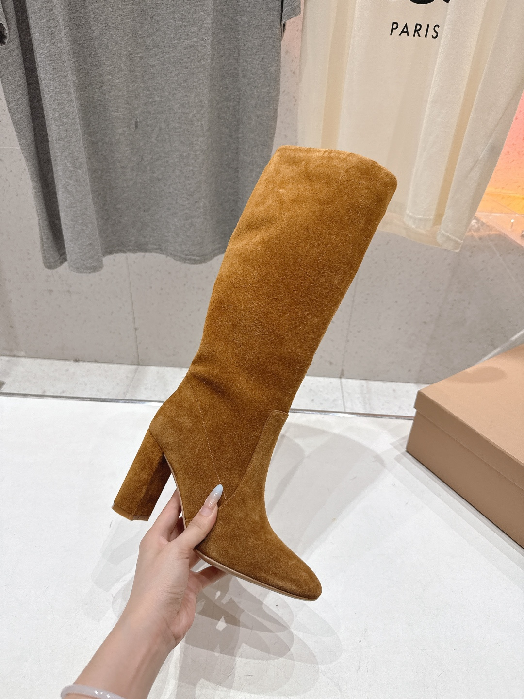 高版本出厂 Gianvito Rossi/吉安维托·罗西 F017 GR 2025ss新款性感高跟过膝长