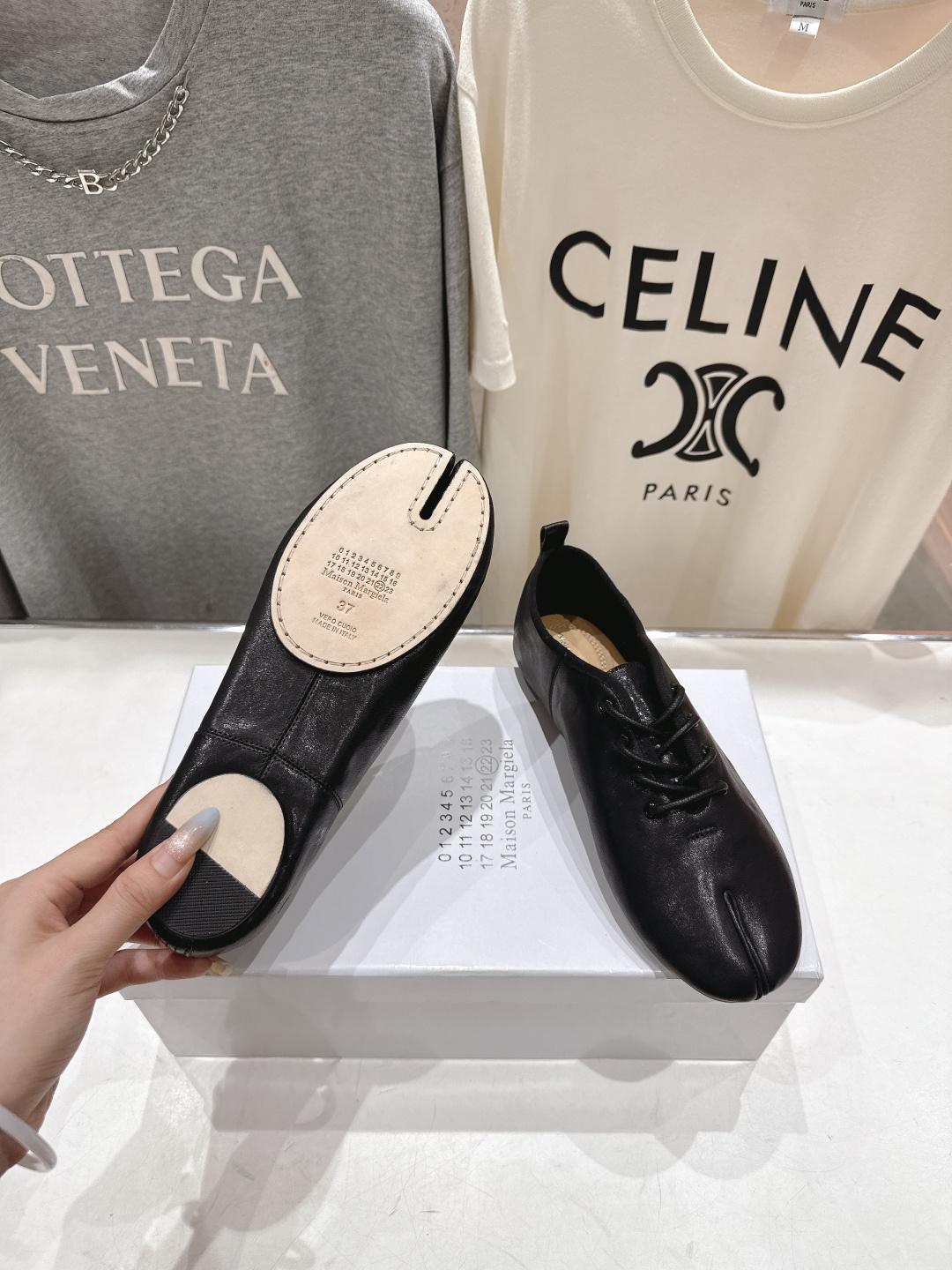 高版本出厂 Maison Margiel* 2026ss早春走秀新款MM6马吉拉新品分趾小皮鞋休闲鞋👞✅