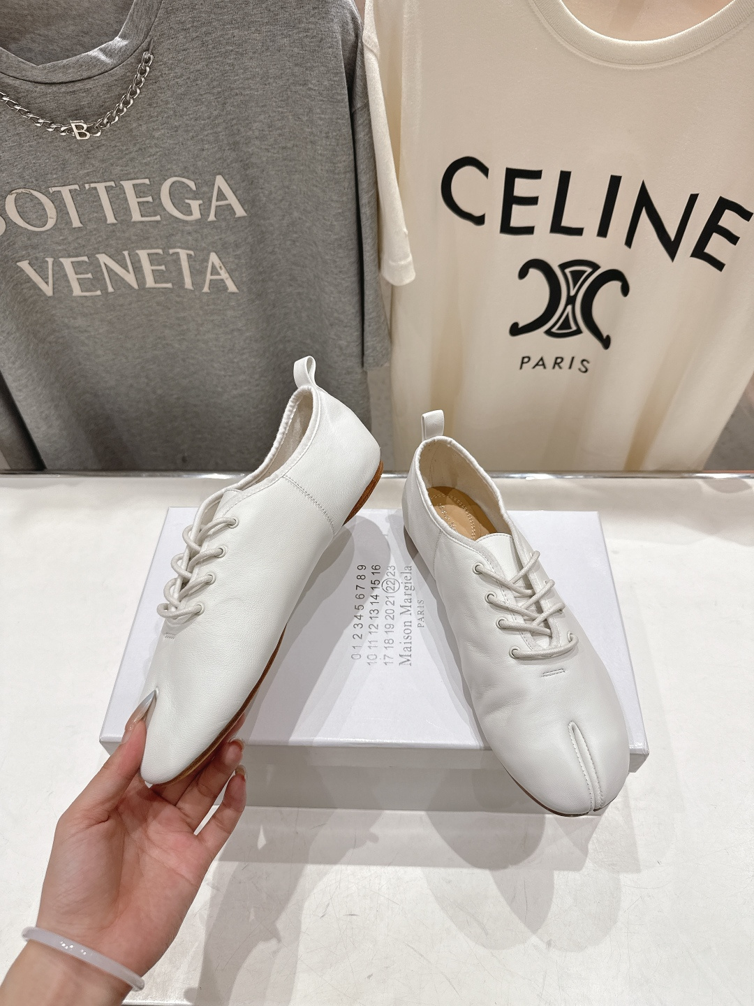 高版本出厂 Maison Margiel* 2026ss早春走秀新款MM6马吉拉新品分趾小皮鞋休闲鞋👞✅