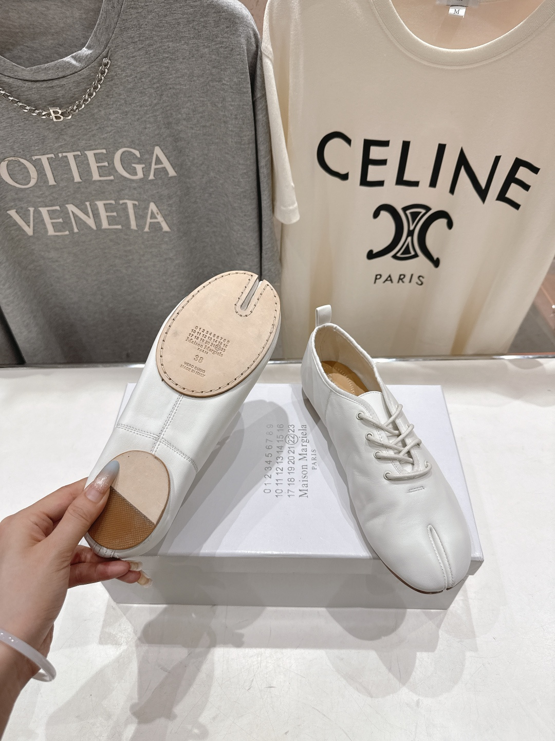 高版本出厂 Maison Margiel* 2026ss早春走秀新款MM6马吉拉新品分趾小皮鞋休闲鞋👞✅