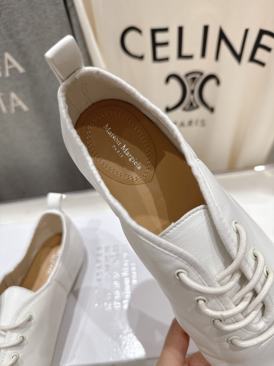 高版本出厂 Maison Margiel* 2026ss早春走秀新款MM6马吉拉新品分趾小皮鞋休闲鞋👞✅