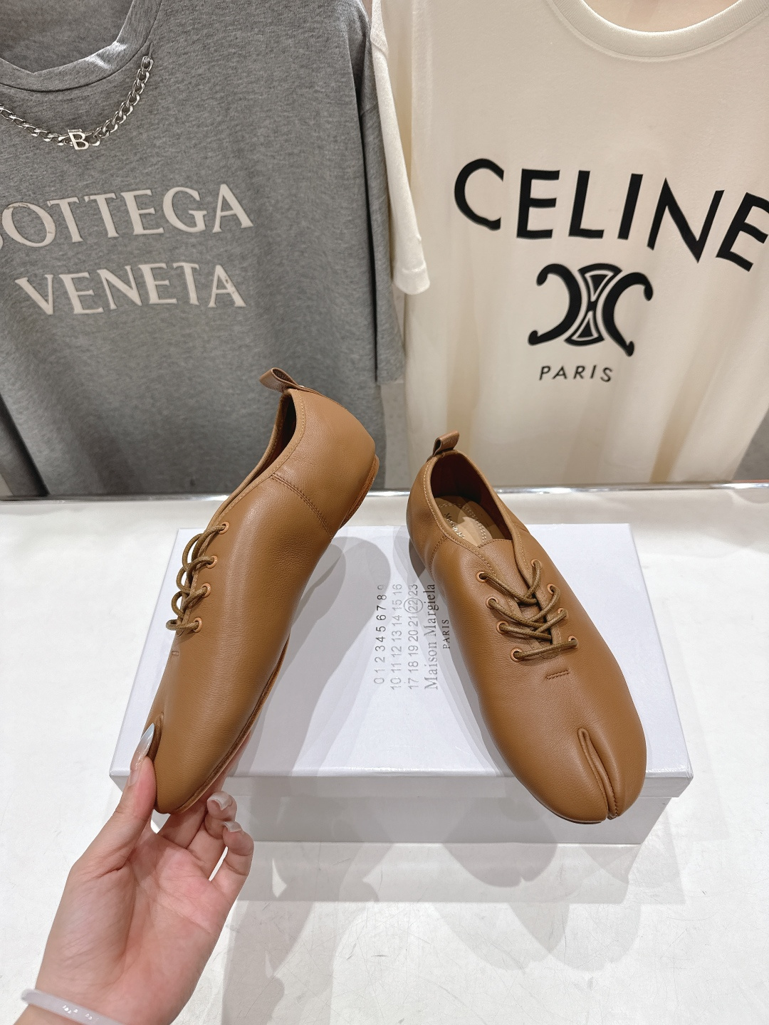 高版本出厂 Maison Margiel* 2026ss早春走秀新款MM6马吉拉新品分趾小皮鞋休闲鞋👞✅