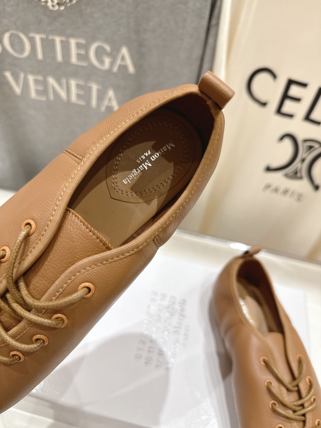 高版本出厂 Maison Margiel* 2026ss早春走秀新款MM6马吉拉新品分趾小皮鞋休闲鞋👞✅