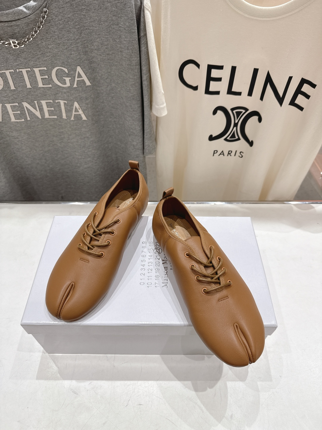 高版本出厂 Maison Margiel* 2026ss早春走秀新款MM6马吉拉新品分趾小皮鞋休闲鞋👞✅