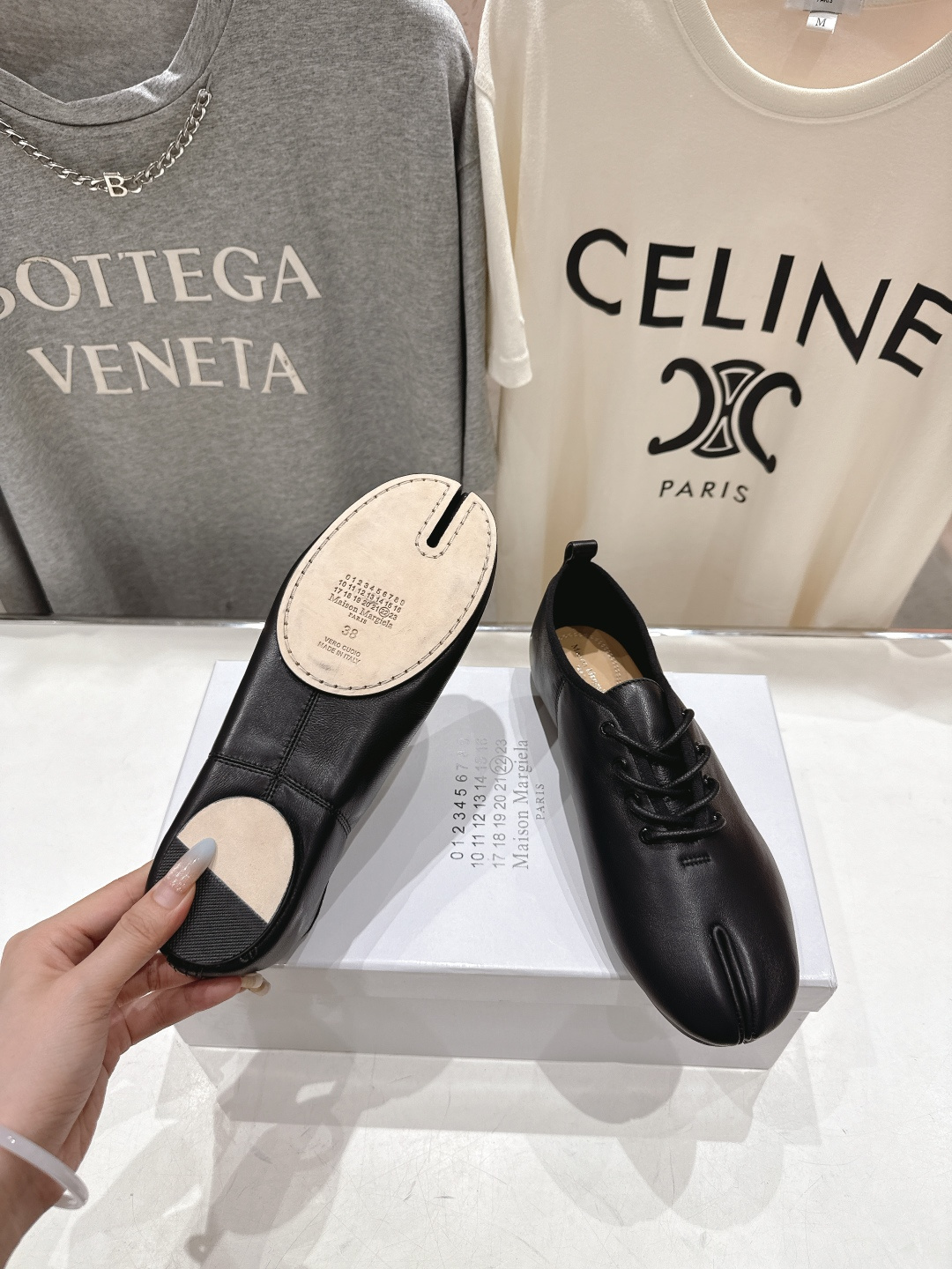 高版本出厂 Maison Margiel* 2026ss早春走秀新款MM6马吉拉新品分趾小皮鞋休闲鞋👞✅