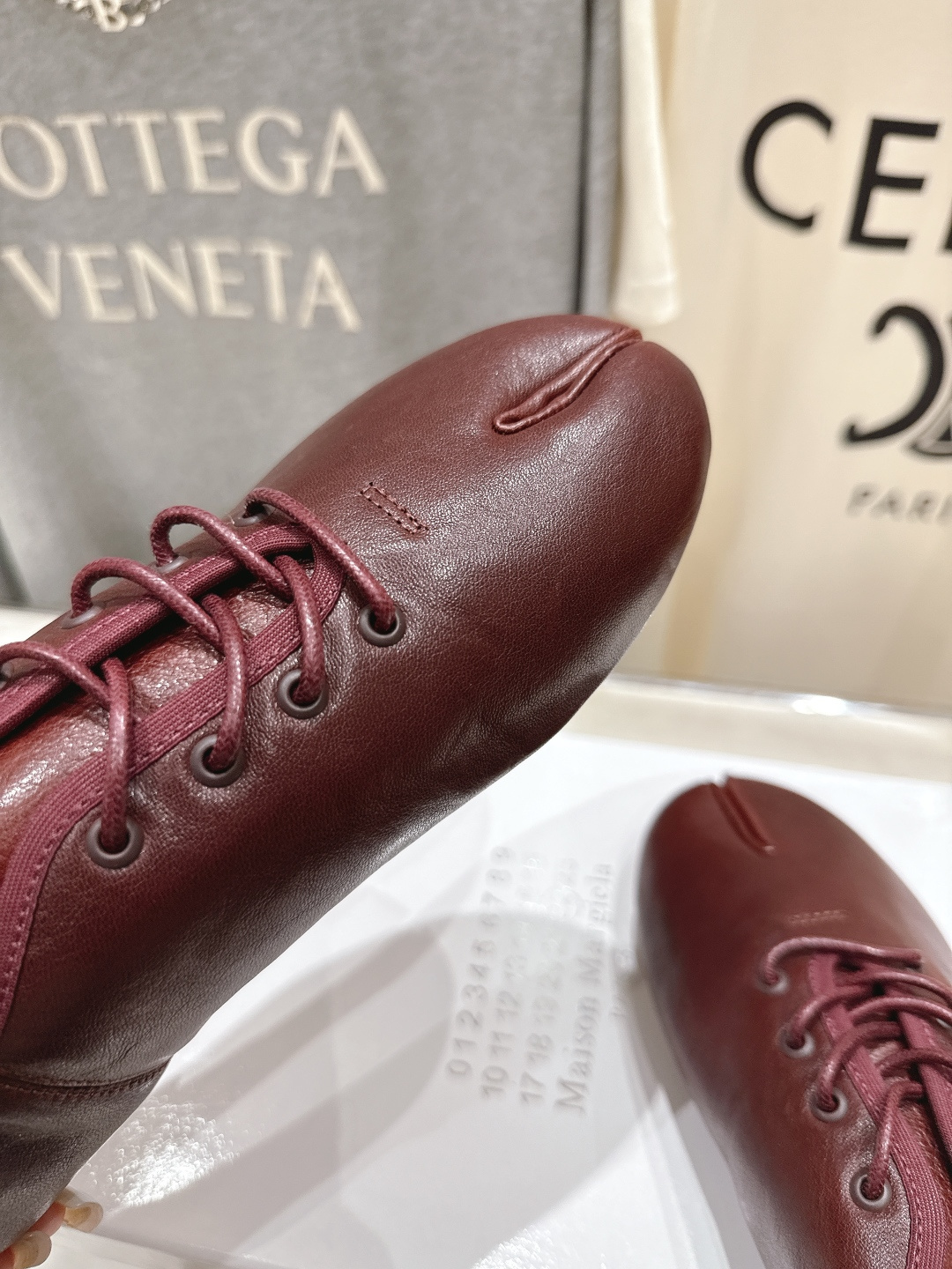 高版本出厂 Maison Margiel* 2026ss早春走秀新款MM6马吉拉新品分趾小皮鞋休闲鞋👞✅