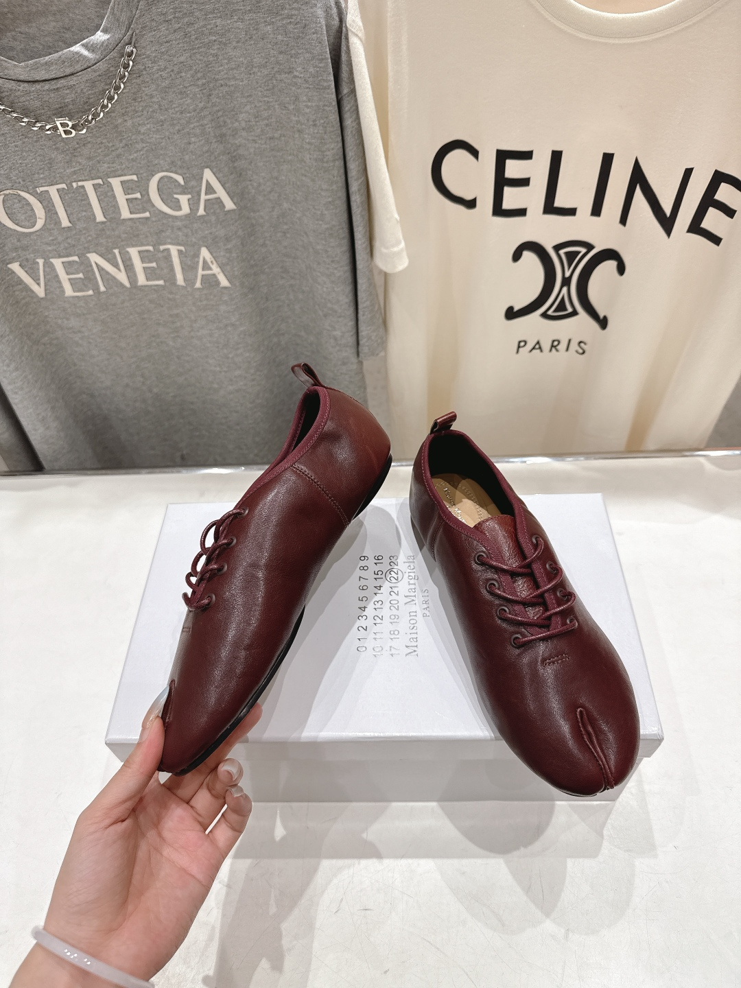 高版本出厂 Maison Margiel* 2026ss早春走秀新款MM6马吉拉新品分趾小皮鞋休闲鞋👞✅