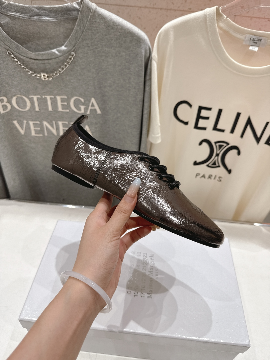 高版本出厂 Maison Margiel* 2026ss早春走秀新款MM6马吉拉新品分趾小皮鞋休闲鞋👞✅