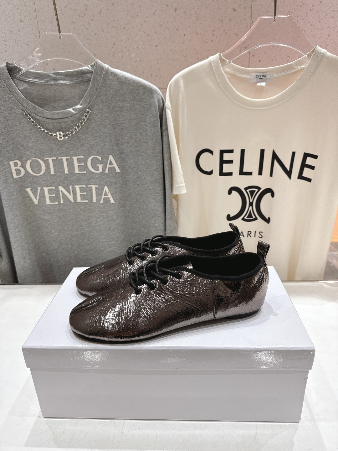 高版本出厂 Maison Margiel* 2026ss早春走秀新款MM6马吉拉新品分趾小皮鞋休闲鞋👞✅