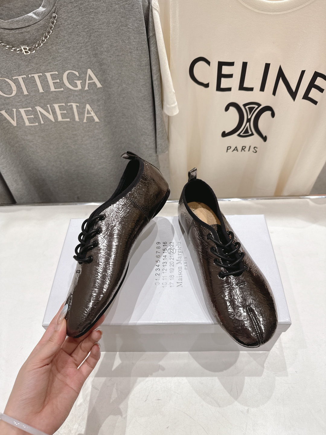 高版本出厂 Maison Margiel* 2026ss早春走秀新款MM6马吉拉新品分趾小皮鞋休闲鞋👞✅