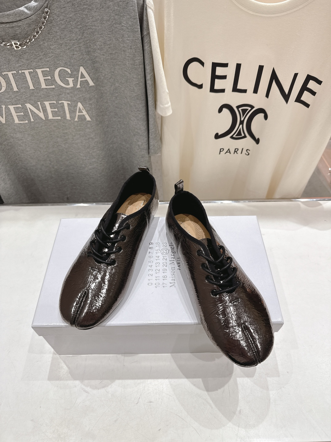 高版本出厂 Maison Margiel* 2026ss早春走秀新款MM6马吉拉新品分趾小皮鞋休闲鞋👞✅