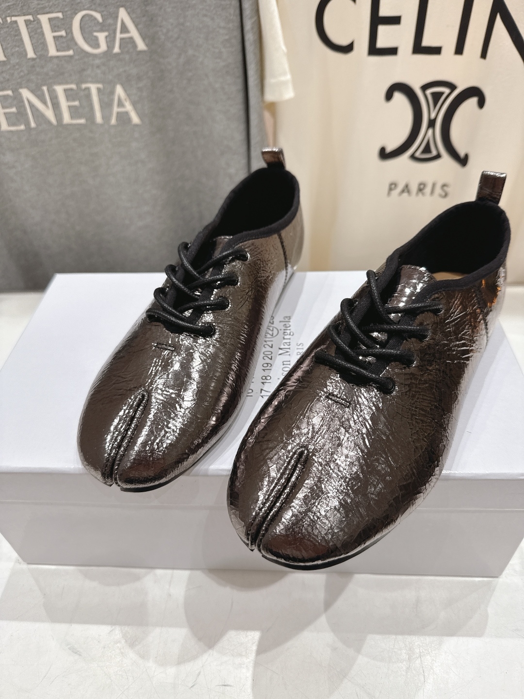 高版本出厂 Maison Margiel* 2026ss早春走秀新款MM6马吉拉新品分趾小皮鞋休闲鞋👞✅