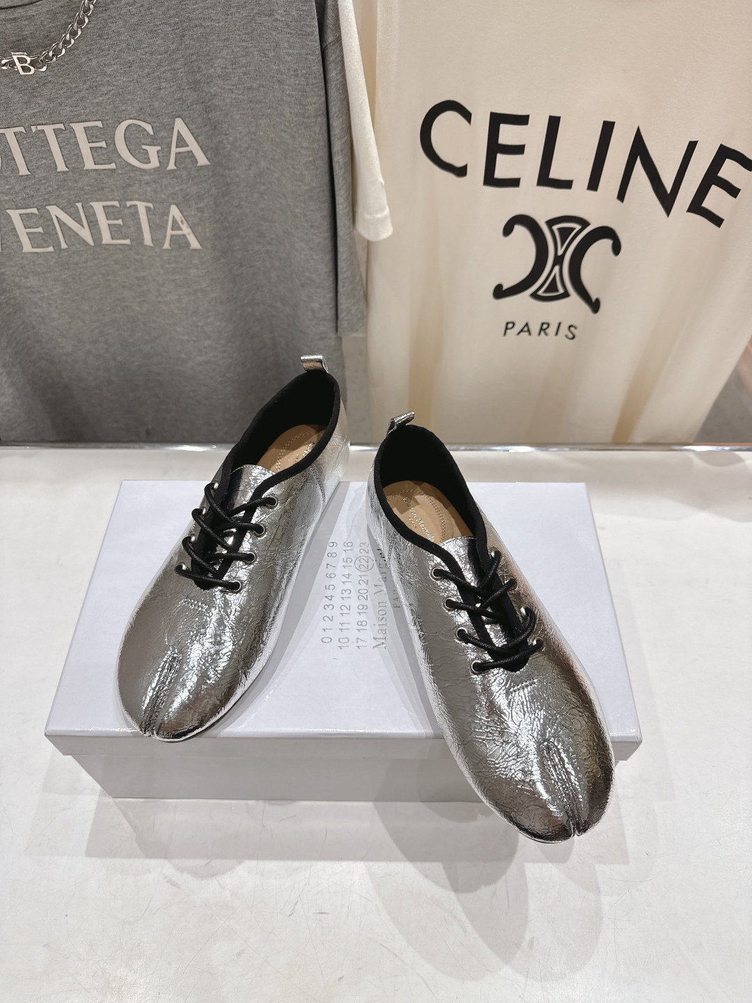 高版本出厂 Maison Margiel* 2026ss早春走秀新款MM6马吉拉新品分趾小皮鞋休闲鞋👞✅