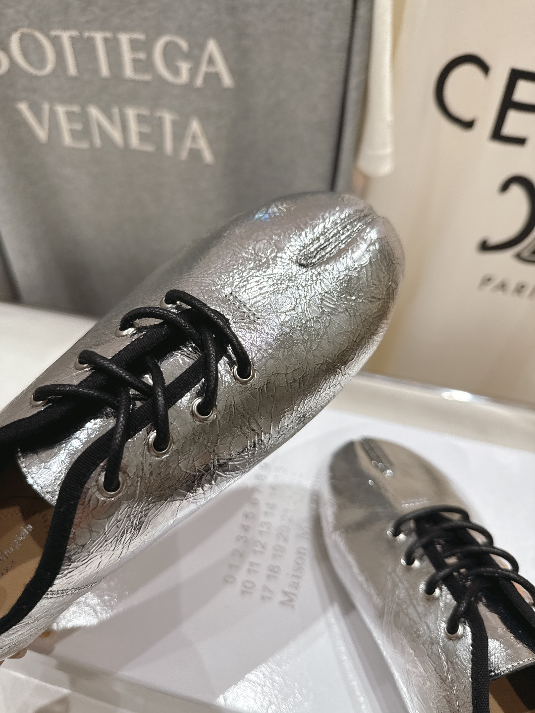 高版本出厂 Maison Margiel* 2026ss早春走秀新款MM6马吉拉新品分趾小皮鞋休闲鞋👞✅