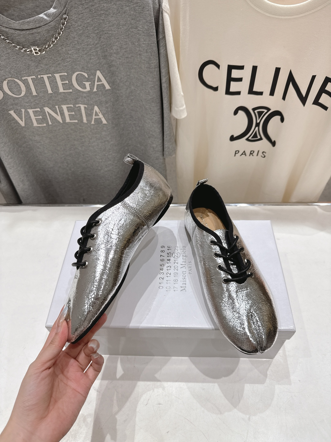 高版本出厂 Maison Margiel* 2026ss早春走秀新款MM6马吉拉新品分趾小皮鞋休闲鞋👞✅