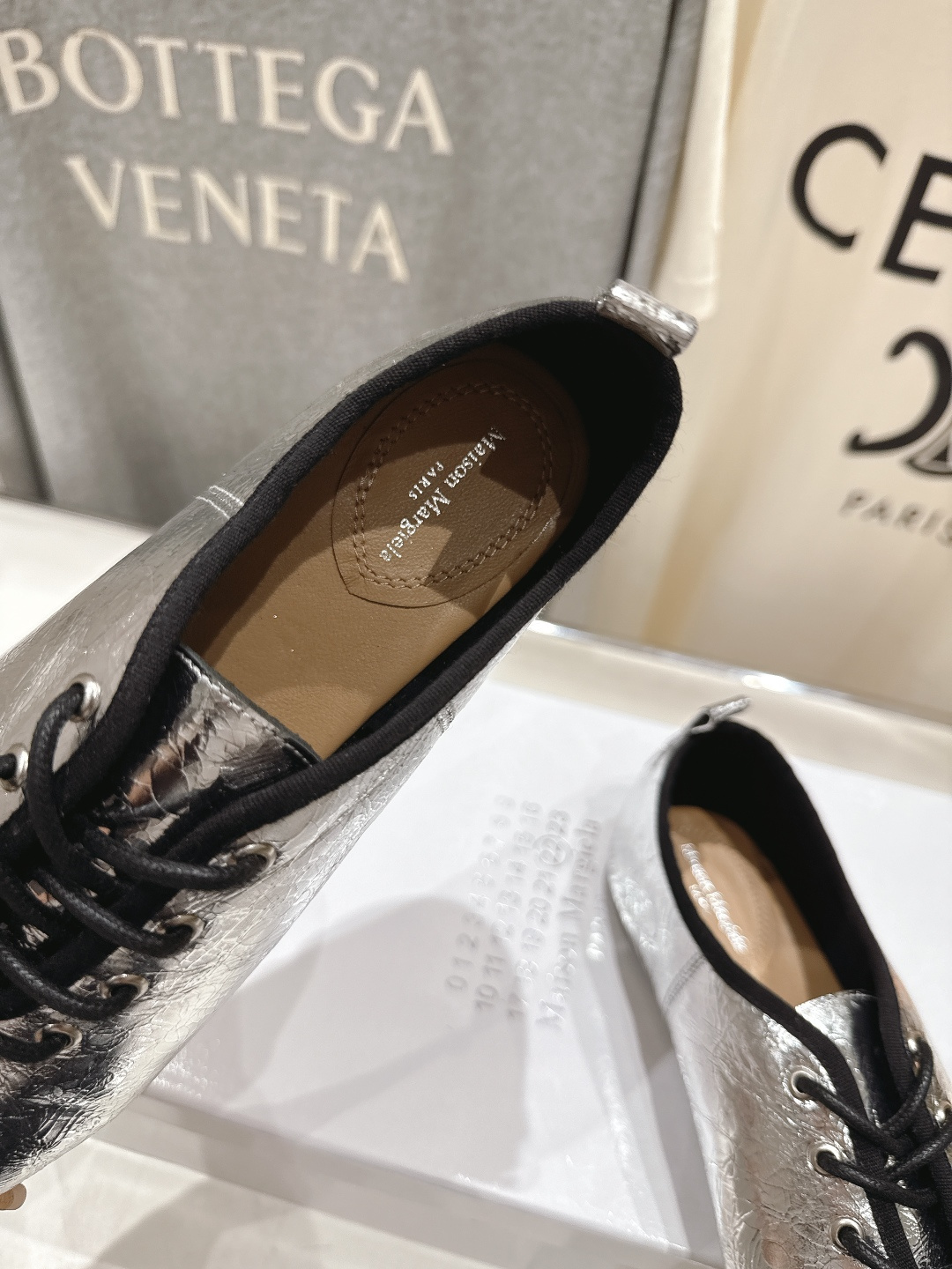 高版本出厂 Maison Margiel* 2026ss早春走秀新款MM6马吉拉新品分趾小皮鞋休闲鞋👞✅