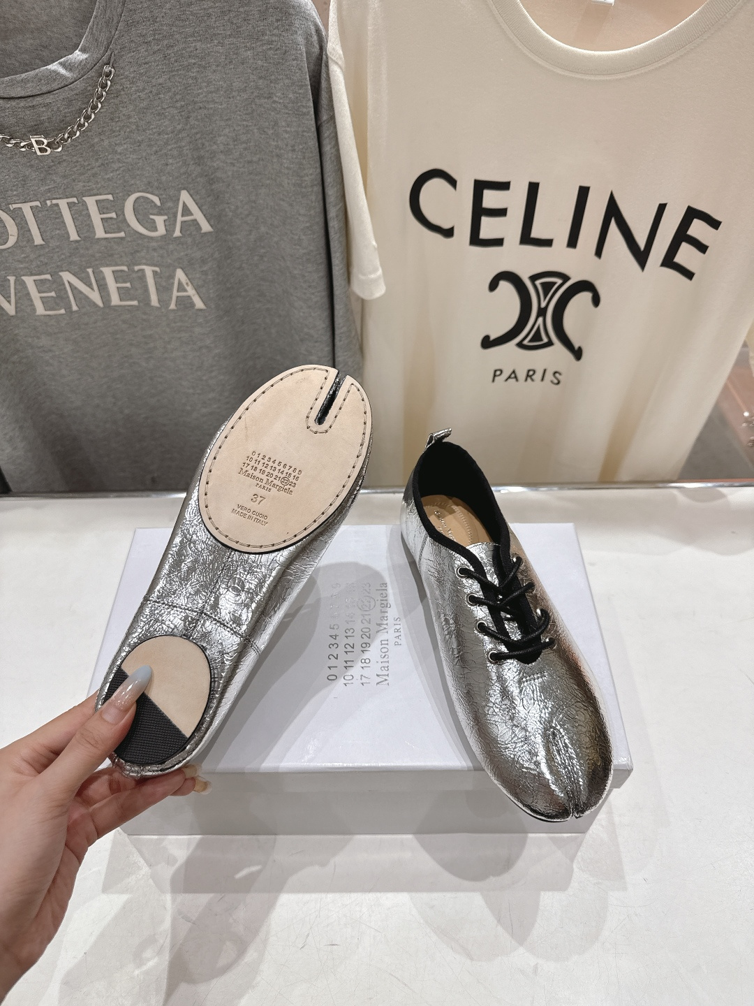 高版本出厂 Maison Margiel* 2026ss早春走秀新款MM6马吉拉新品分趾小皮鞋休闲鞋👞✅