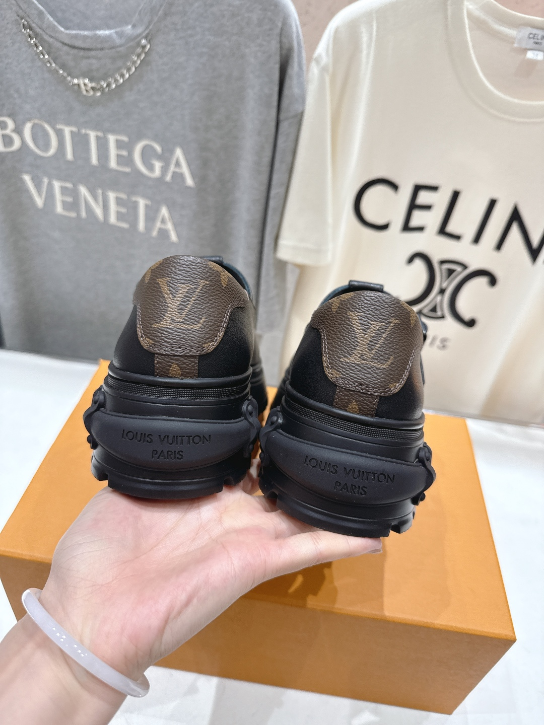 高版本出厂 LOUIS VUITTON ss25 LV驴牌新款厚底玛丽珍大头鞋休闲鞋乐福鞋本款乐福鞋以头