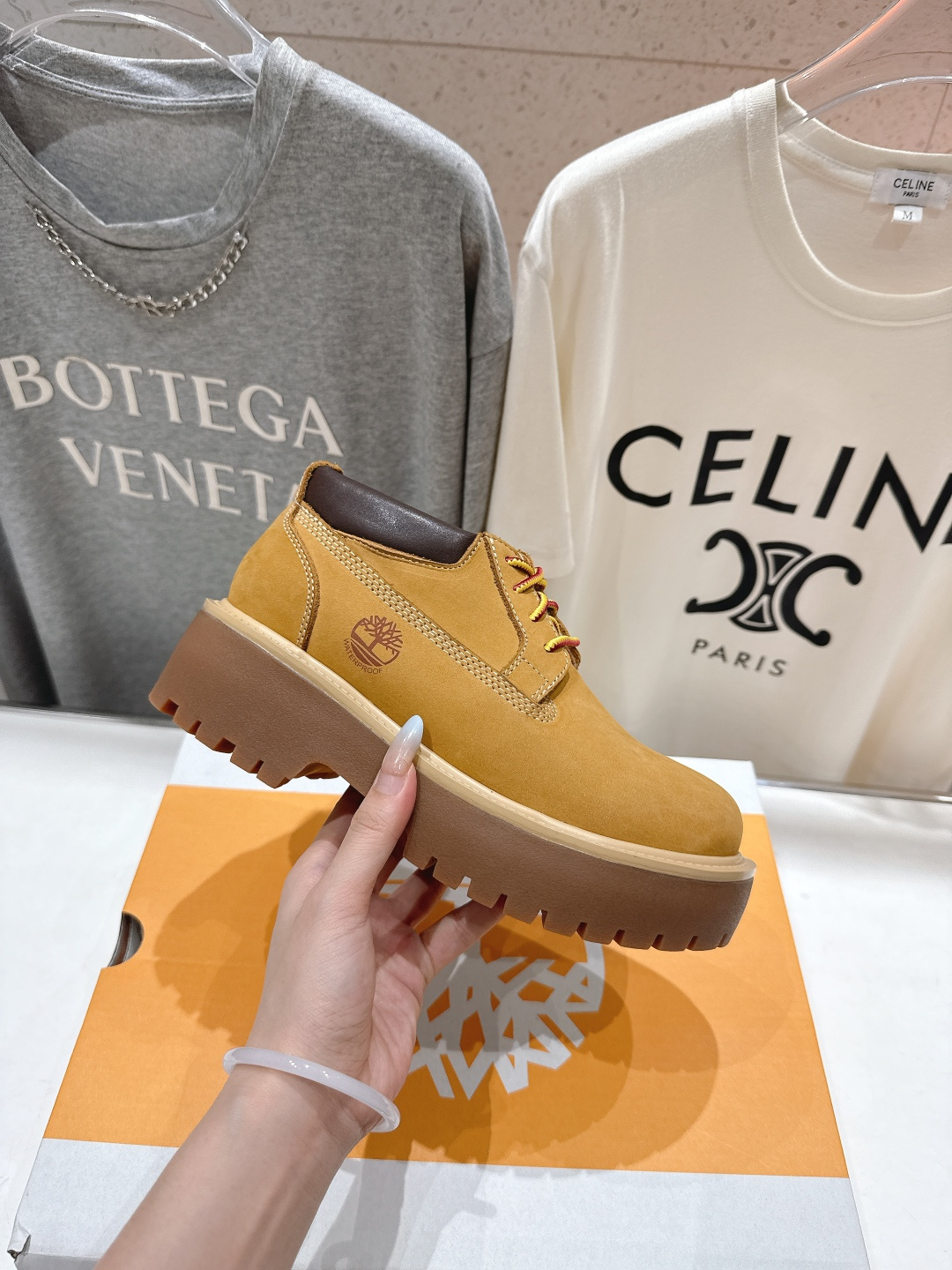 高版本出厂 Timberland添柏岚F035 26ss新款厚底大黄蜂大头鞋休闲鞋单鞋经典永不过时！耐穿