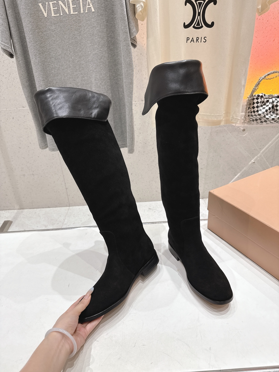 高版本出厂 Gianvito Rossi/吉安维托·罗西 F017 GR 2025ss新款性感平底过膝长