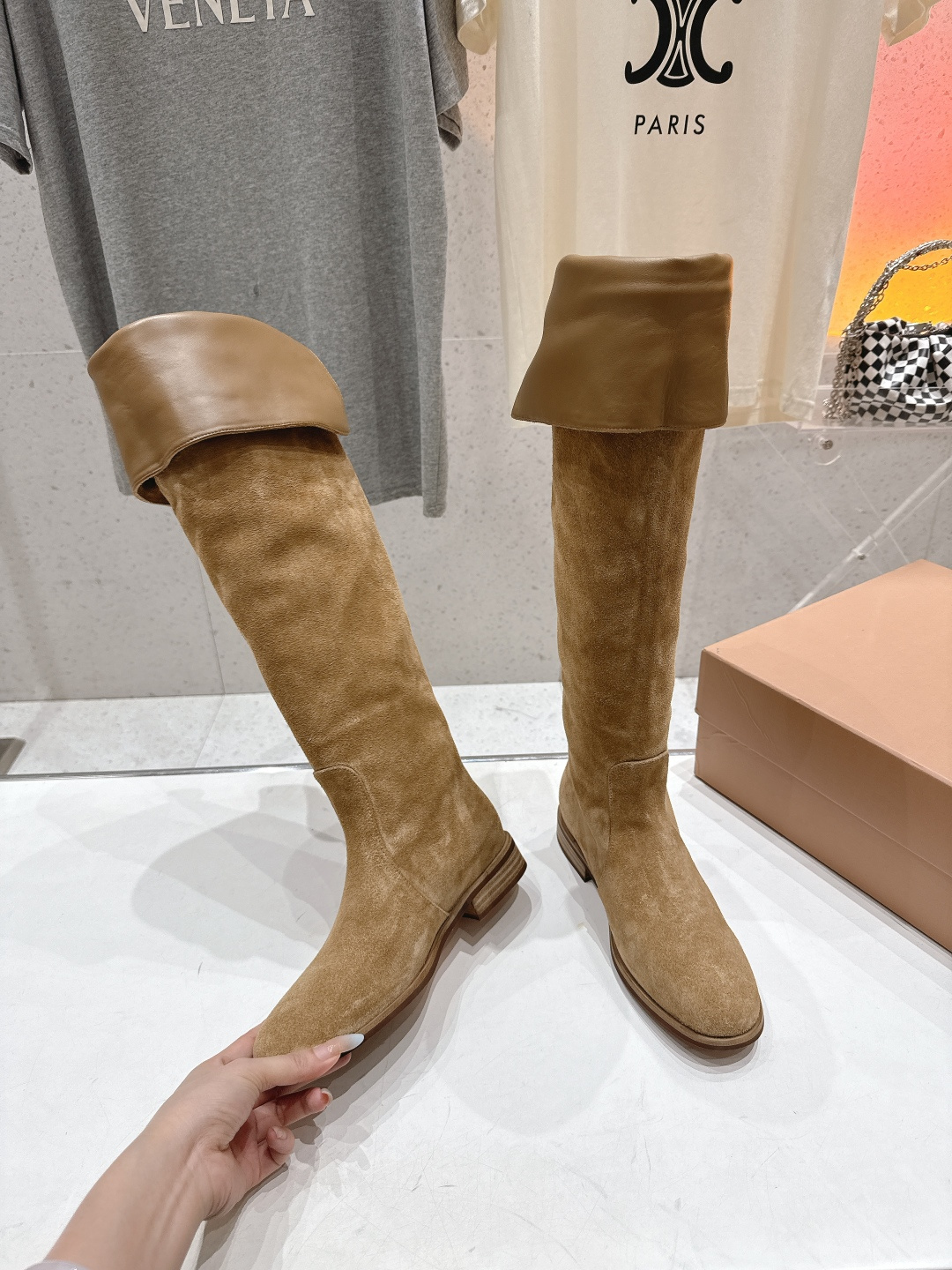 高版本出厂 Gianvito Rossi/吉安维托·罗西 F017 GR 2025ss新款性感平底过膝长