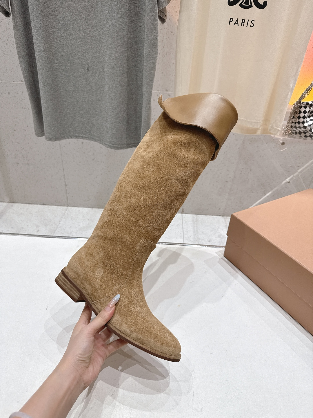 高版本出厂 Gianvito Rossi/吉安维托·罗西 F017 GR 2025ss新款性感平底过膝长