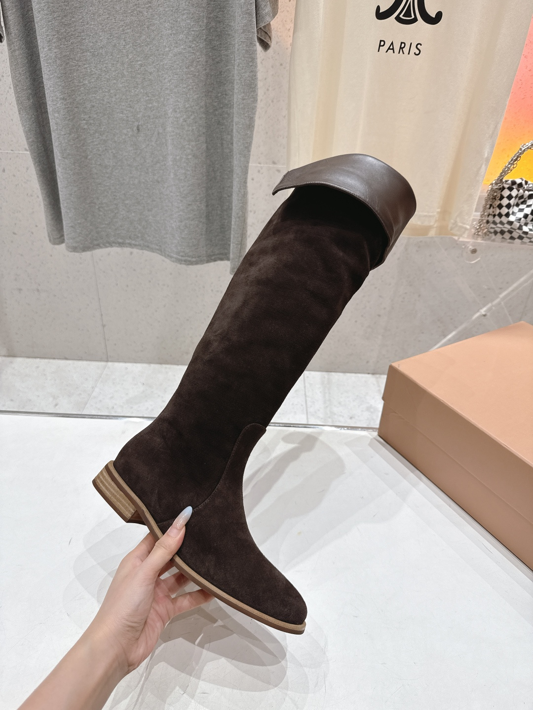 高版本出厂 Gianvito Rossi/吉安维托·罗西 F017 GR 2025ss新款性感平底过膝长