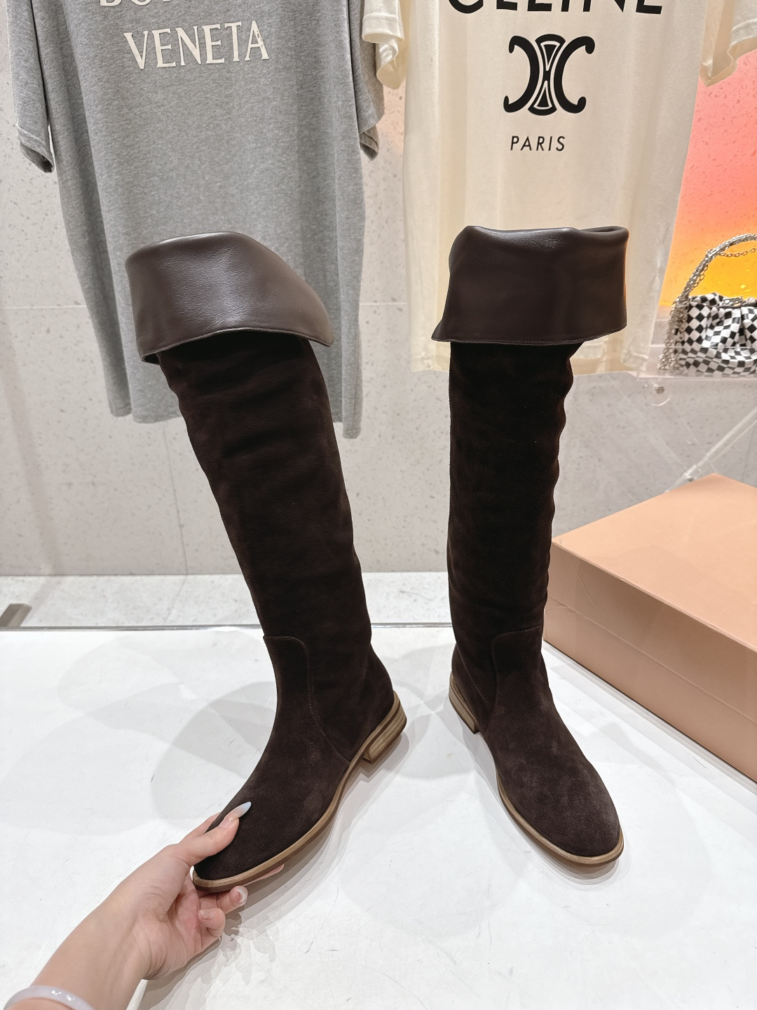 高版本出厂 Gianvito Rossi/吉安维托·罗西 F017 GR 2025ss新款性感平底过膝长