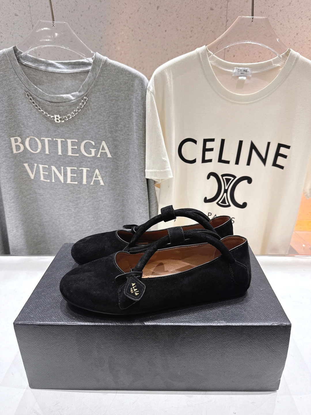 高版本出厂 独家新品 Alaia 阿莱亚25ss/ 走秀款玛丽珍平底芭蕾舞鞋 最近超火的一款平底鞋章小蕙