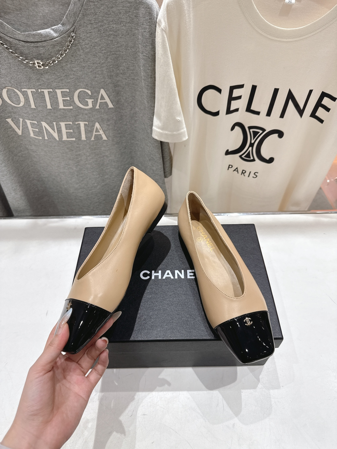 高版本出厂 Chanel* 香奈儿小香F016 2026ss早春走秀新款玛丽珍平底单鞋专柜简直疯抢了，各