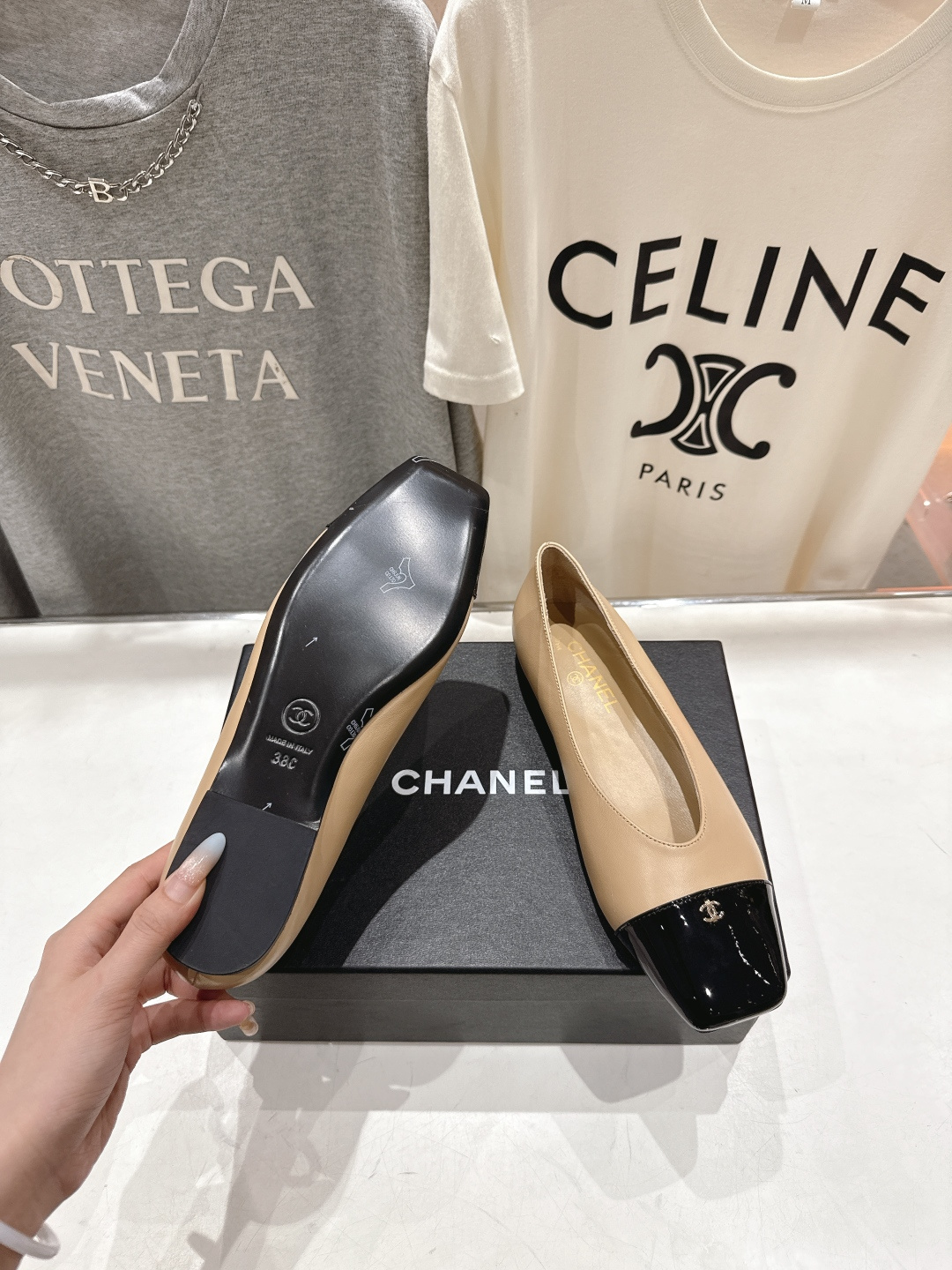 高版本出厂 Chanel* 香奈儿小香F016 2026ss早春走秀新款玛丽珍平底单鞋专柜简直疯抢了，各