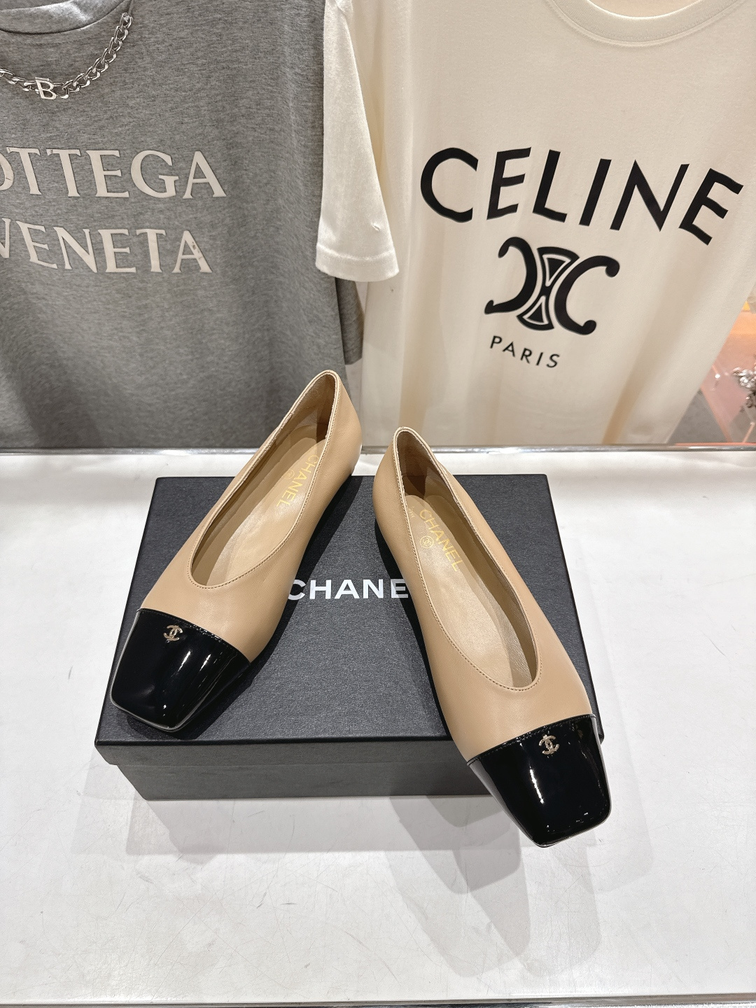 高版本出厂 Chanel* 香奈儿小香F016 2026ss早春走秀新款玛丽珍平底单鞋专柜简直疯抢了，各