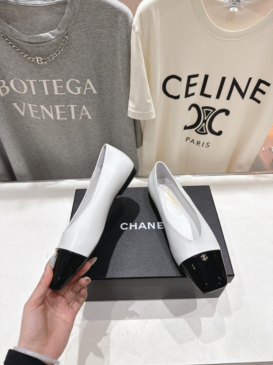 高版本出厂 Chanel* 香奈儿小香F016 2026ss早春走秀新款玛丽珍平底单鞋专柜简直疯抢了，各