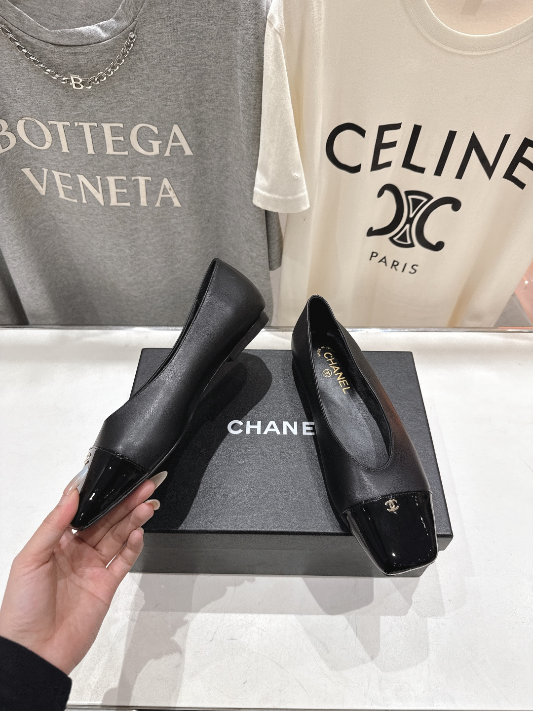 高版本出厂 Chanel* 香奈儿小香F016 2026ss早春走秀新款玛丽珍平底单鞋专柜简直疯抢了，各