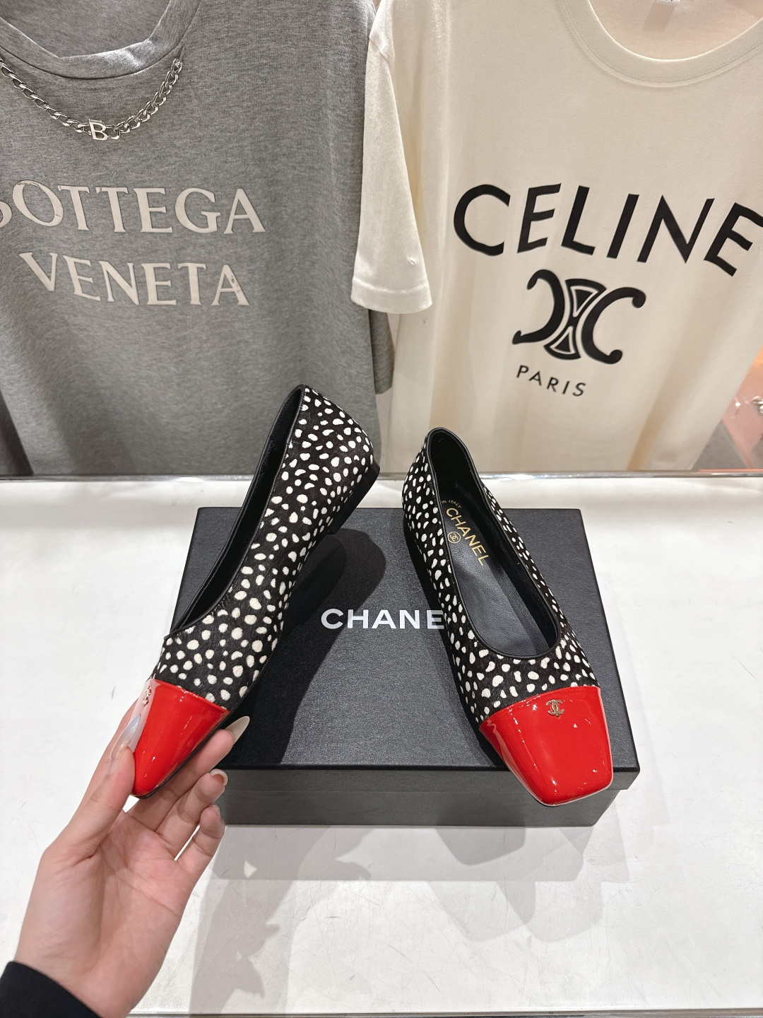 高版本出厂 Chanel* 香奈儿小香F016 2026ss早春走秀新款玛丽珍平底单鞋专柜简直疯抢了，各