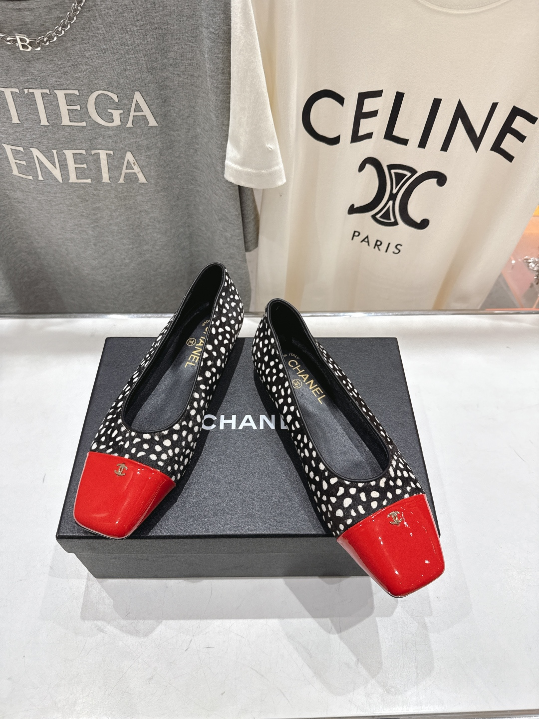 高版本出厂 Chanel* 香奈儿小香F016 2026ss早春走秀新款玛丽珍平底单鞋专柜简直疯抢了，各