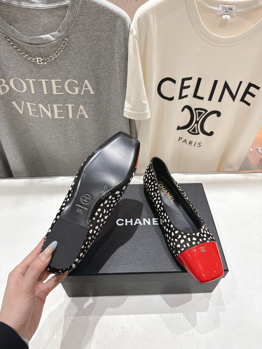 高版本出厂 Chanel* 香奈儿小香F016 2026ss早春走秀新款玛丽珍平底单鞋专柜简直疯抢了，各
