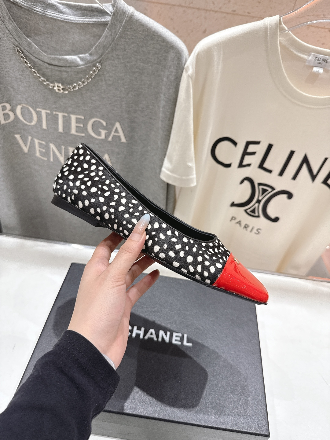 高版本出厂 Chanel* 香奈儿小香F016 2026ss早春走秀新款玛丽珍平底单鞋专柜简直疯抢了，各