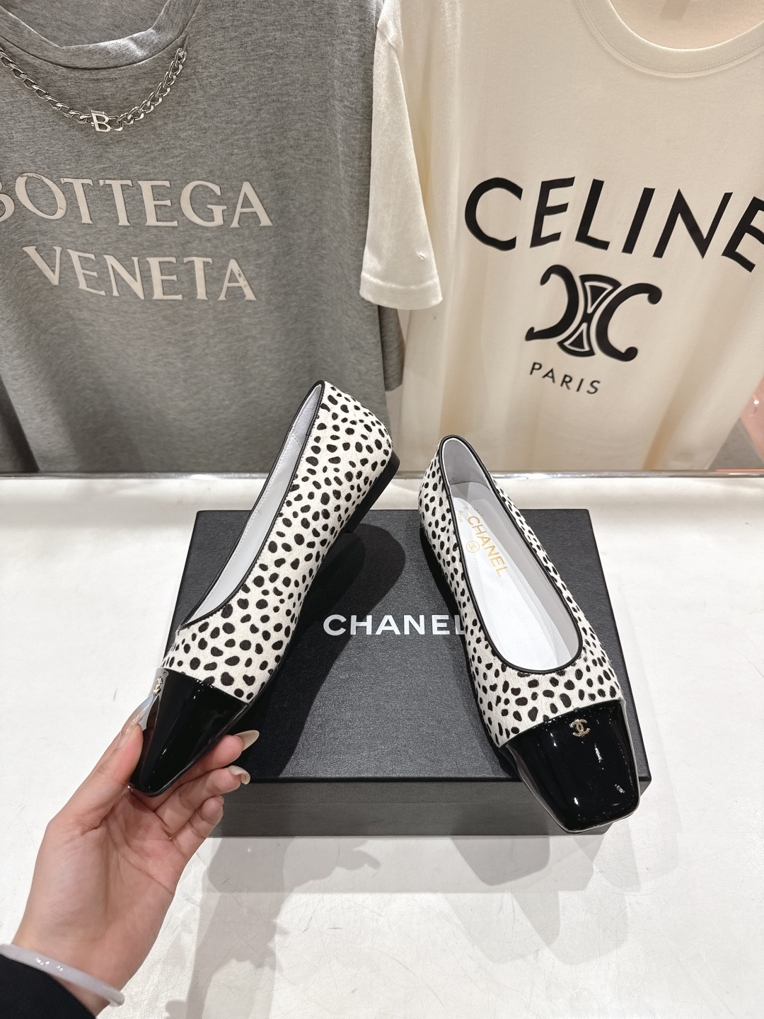 高版本出厂 Chanel* 香奈儿小香F016 2026ss早春走秀新款玛丽珍平底单鞋专柜简直疯抢了，各