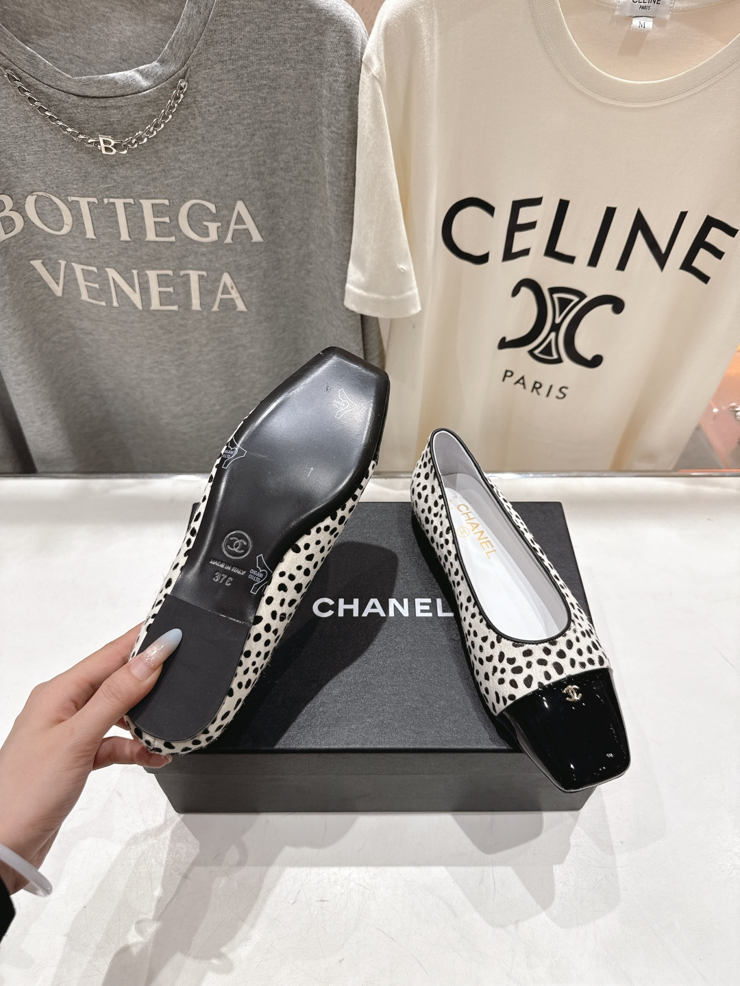 高版本出厂 Chanel* 香奈儿小香F016 2026ss早春走秀新款玛丽珍平底单鞋专柜简直疯抢了，各