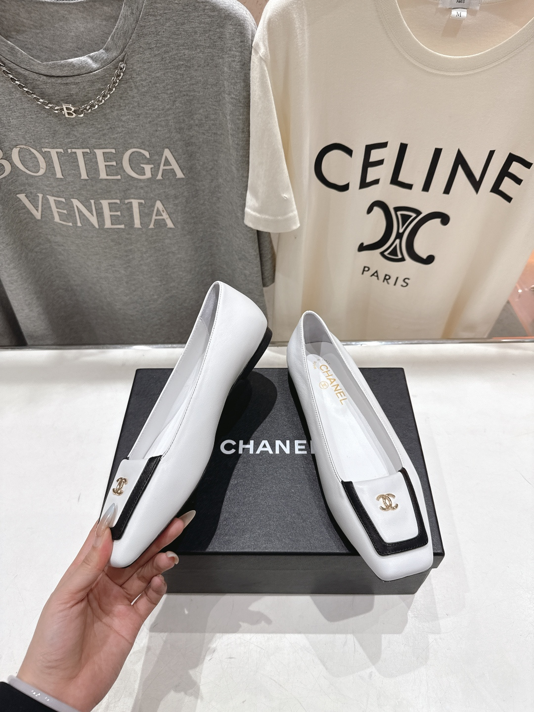 高版本出厂 Chanel* 香奈儿小香F016 2026ss早春走秀新款玛丽珍平底单鞋专柜简直疯抢了，各