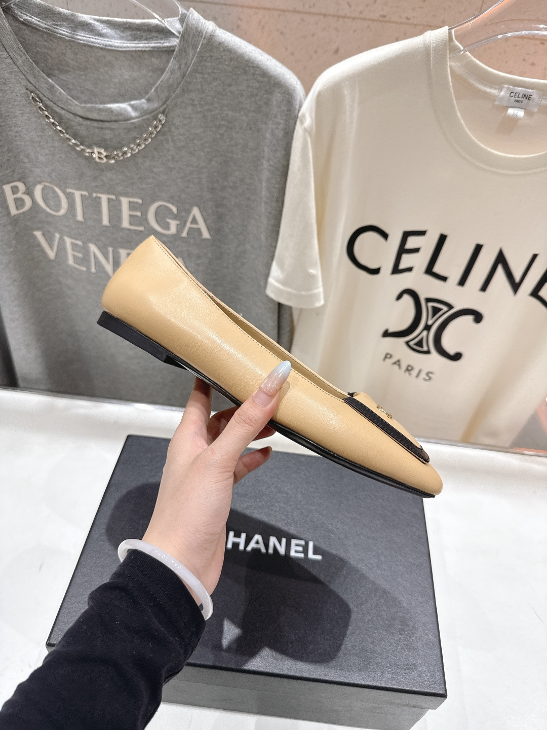 高版本出厂 Chanel* 香奈儿小香F016 2026ss早春走秀新款玛丽珍平底单鞋专柜简直疯抢了，各