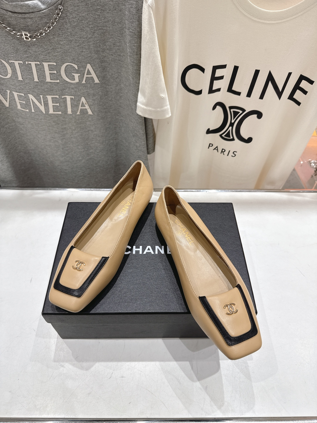 高版本出厂 Chanel* 香奈儿小香F016 2026ss早春走秀新款玛丽珍平底单鞋专柜简直疯抢了，各