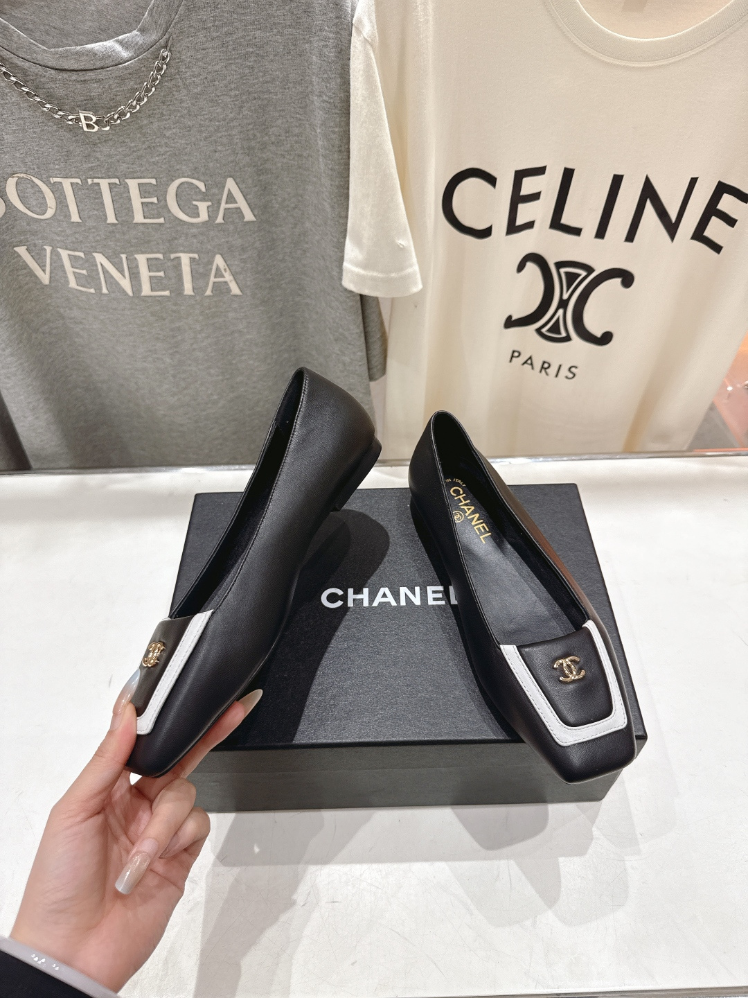 高版本出厂 Chanel* 香奈儿小香F016 2026ss早春走秀新款玛丽珍平底单鞋专柜简直疯抢了，各