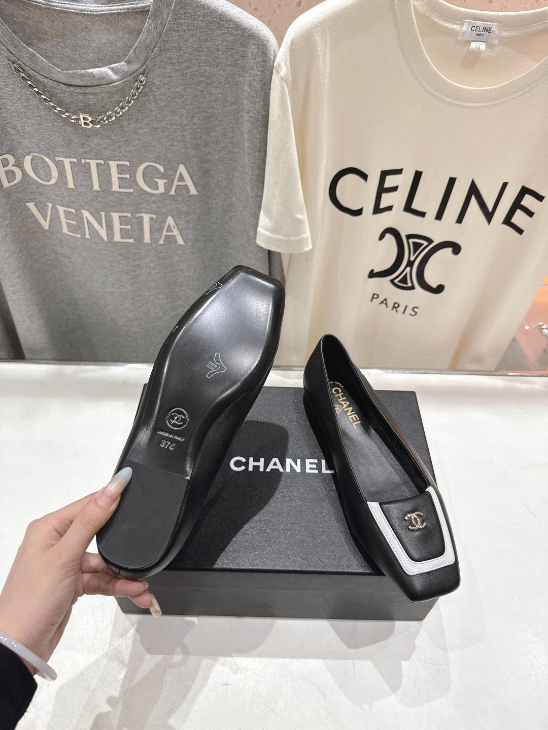 高版本出厂 Chanel* 香奈儿小香F016 2026ss早春走秀新款玛丽珍平底单鞋专柜简直疯抢了，各