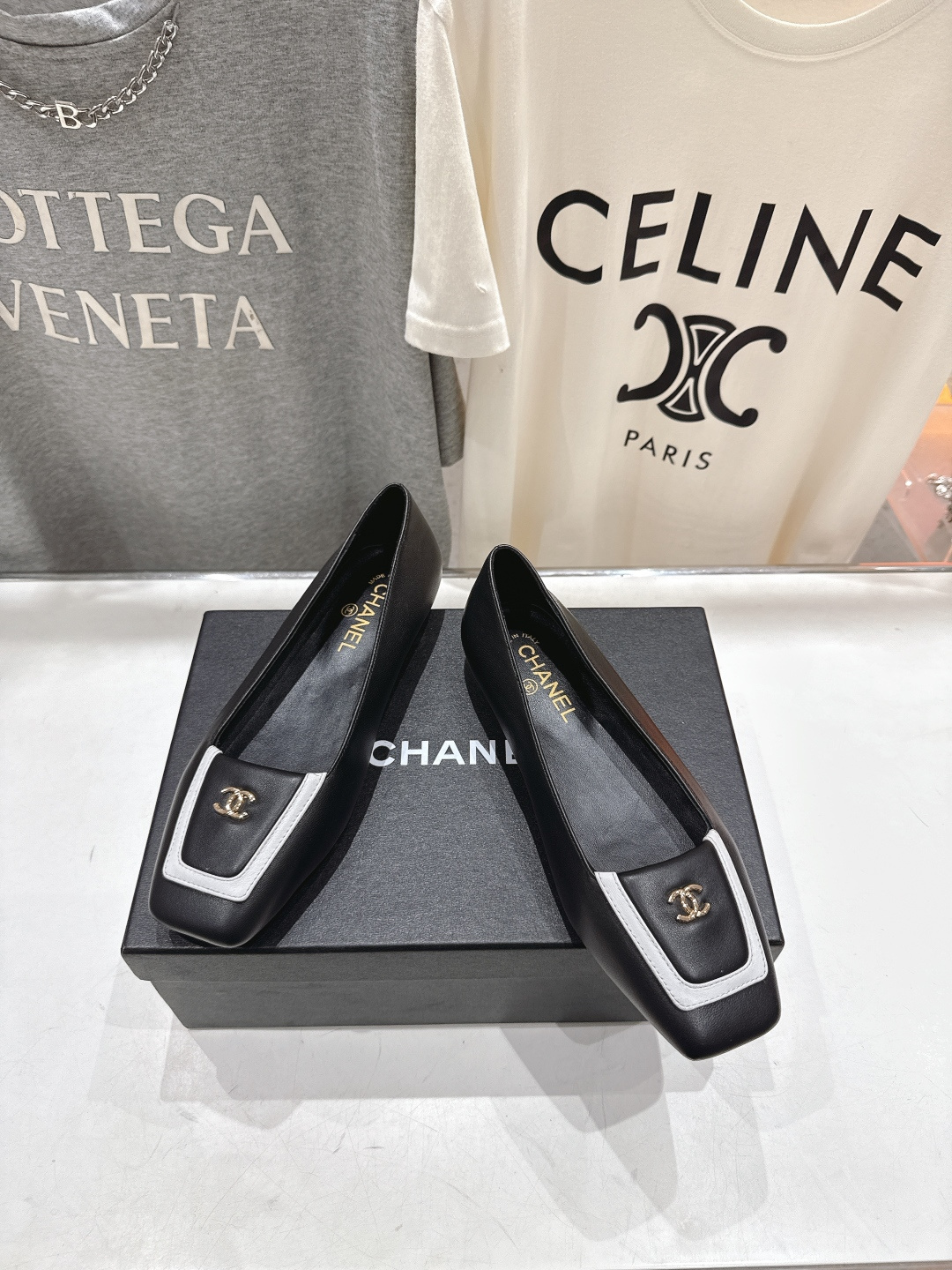 高版本出厂 Chanel* 香奈儿小香F016 2026ss早春走秀新款玛丽珍平底单鞋专柜简直疯抢了，各