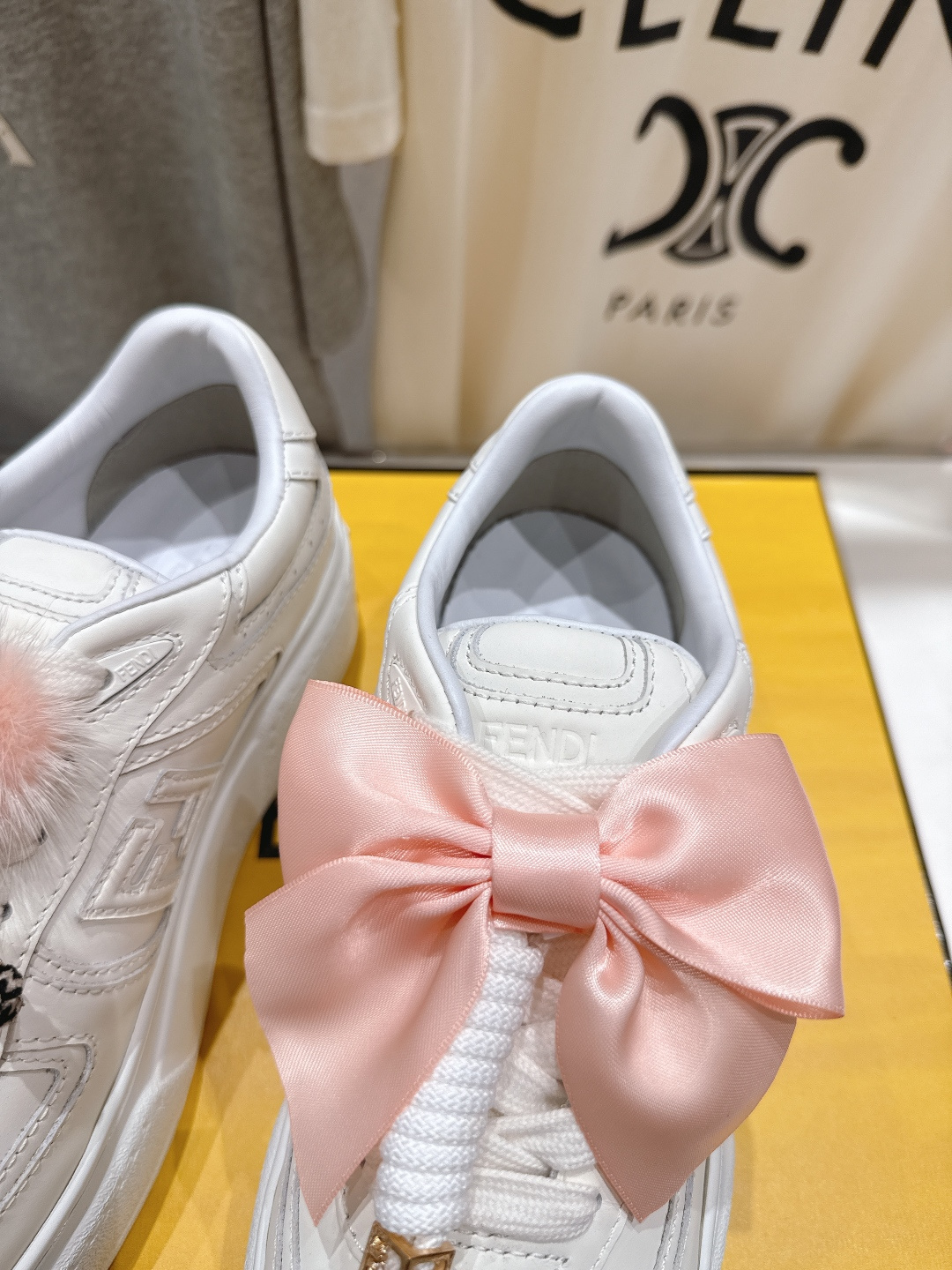 高版本出厂 Fendi/芬迪F029 2025ss新款 First 1系列网面系带厚底休闲运动鞋顶级版本