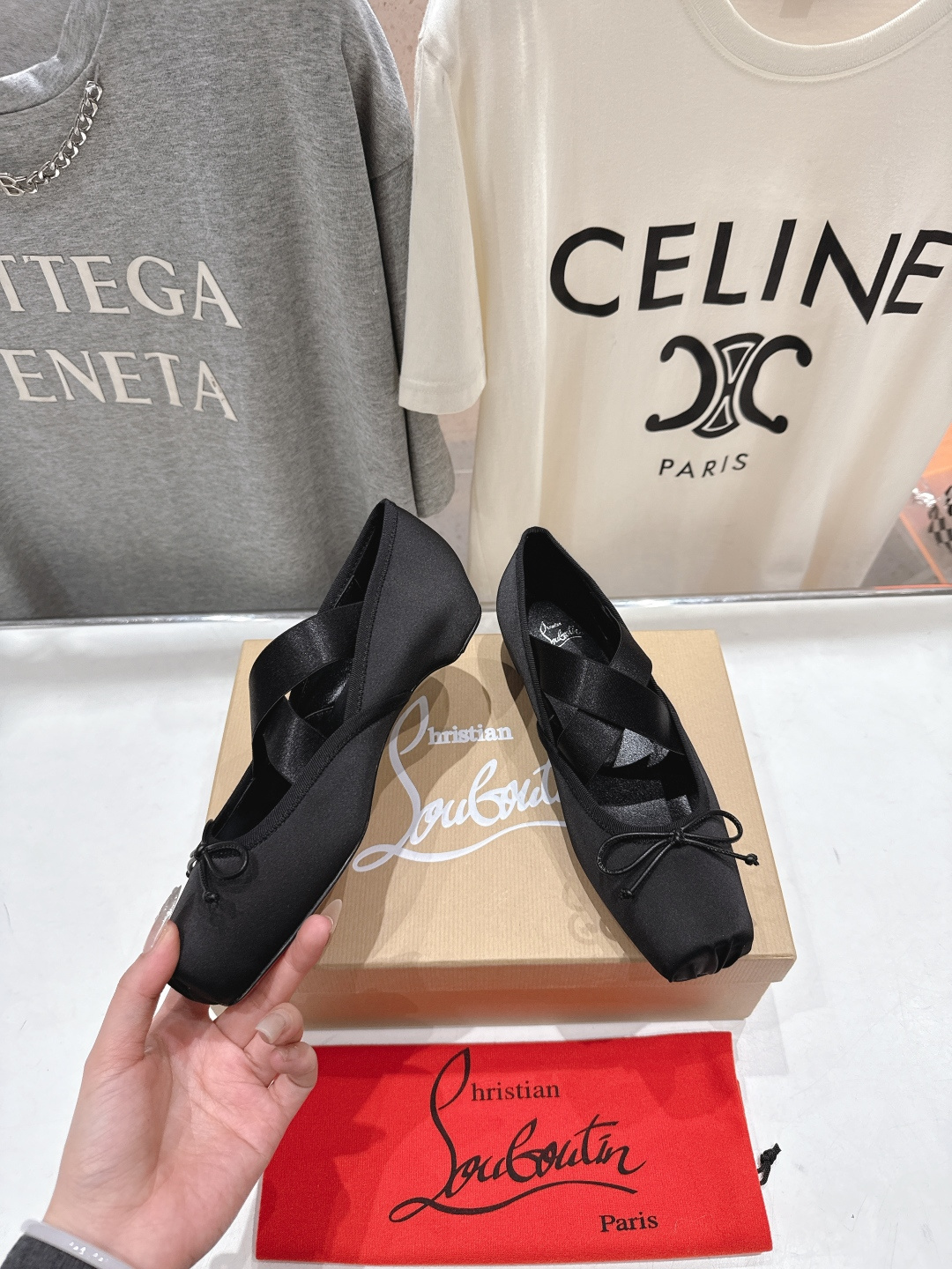 高版本出厂 Christian Loubotti CL红底鞋F030 2026ss早春新款玛丽珍单鞋芭蕾